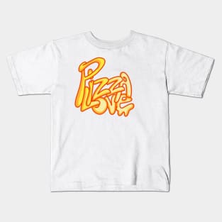 Pizza love cheesy melting t-shirt Kids T-Shirt